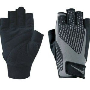 Nike Core Lock Training Dry Lighweight 2.0 Mens Gloves Size M, Black/Gray